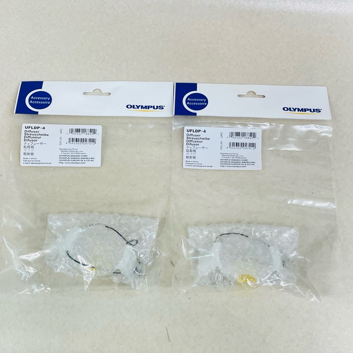 F4326/ 2個まとめて OLYMPUS UFLDP-4 ディフューザー(拡散板) 拍卖