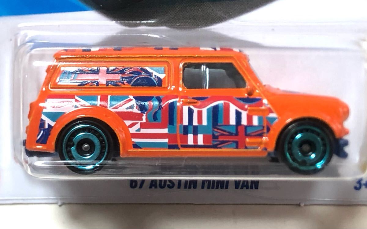 日本未発売 USDMカード 訳あり 1967 Austin Mini Van オースチン ミニ バン 2025 Jun Imai ジュン イマイ HW Art Car オレンジ Orange拍卖