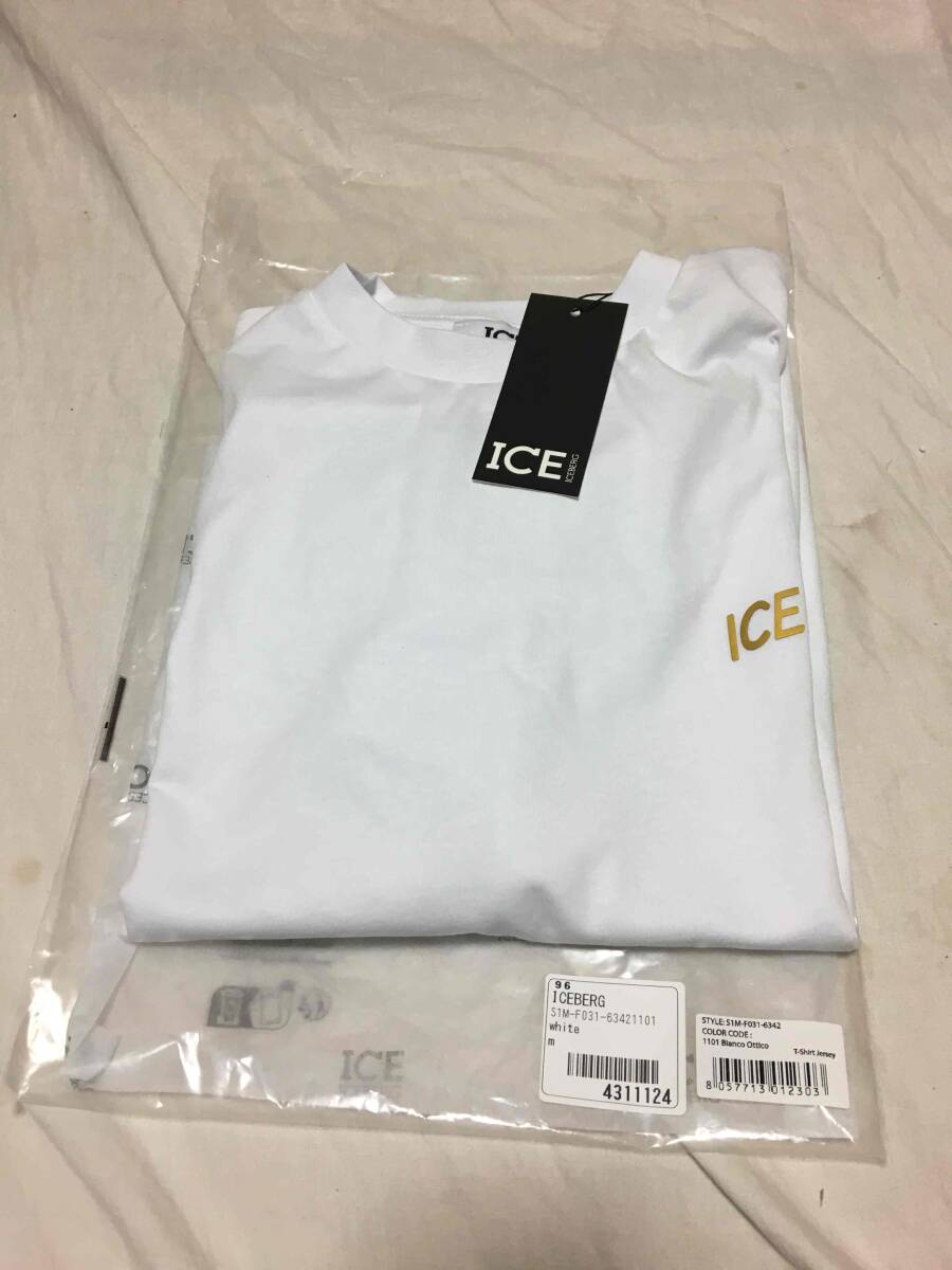 【送料無料!新品未使用!今年は高級ブランドTシャツはいかが?12998円!】世界的セレブブランド「ICEBERG」のビッグシルエットTシャツ!拍卖