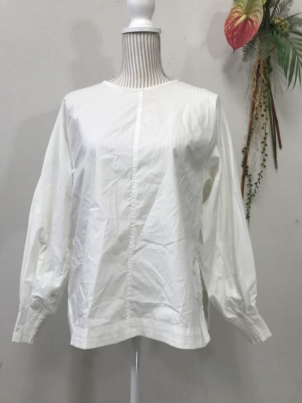 4055 【 evernavy 長袖プルオーバー 】レディース サイズ:S 色:オフホワイト拍卖