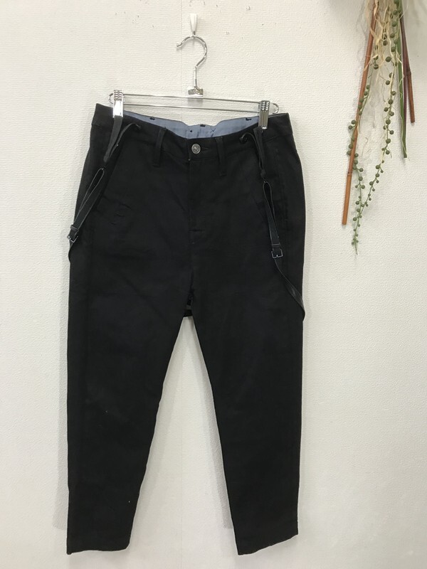 4079 【 G-STAR Raw サスペンダー付き パンツ 】レディース サイズ:W24L30 色:ブラック拍卖