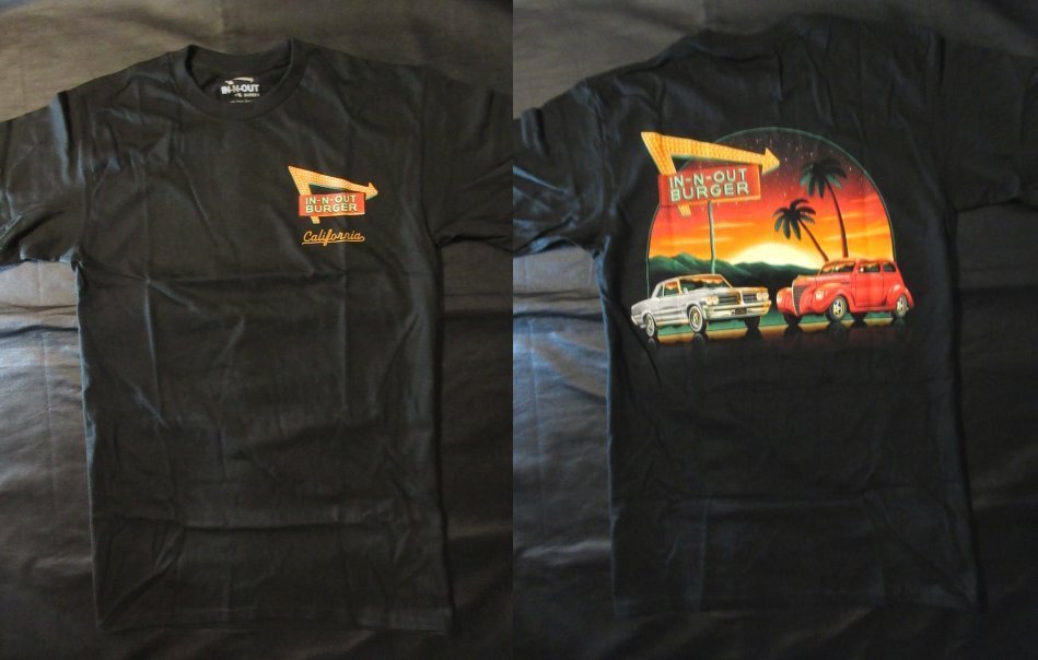 本物正規◆IN-N-OUT Tシャツ 2021 A FRESH 黒■S■新品/アメリカ限定/インアンドアウト拍卖