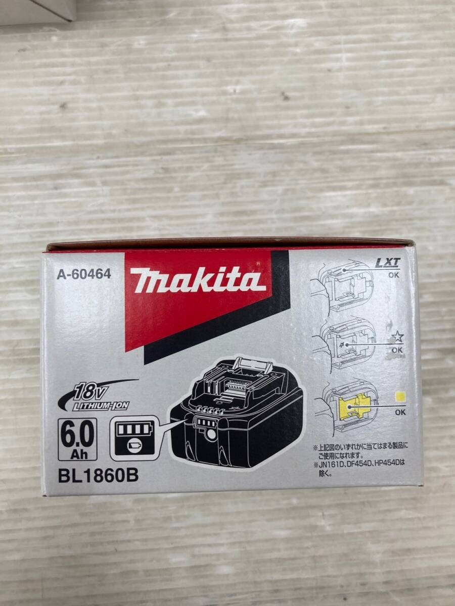 【未使用品】【0924】★makita(マキタ) 18v6.0Ahバッテリー急速充電対応モデル (雪マークあり) BL1860B ITCQHA07UP5G拍卖