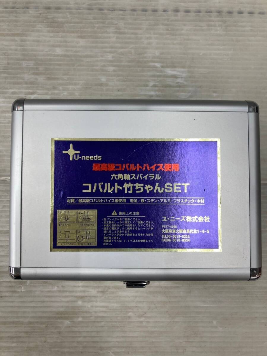 【中古品】【0924】ユーニーズ 六角軸スパイラル コバルト竹ちゃんSET IT1A85KSOB8O拍卖