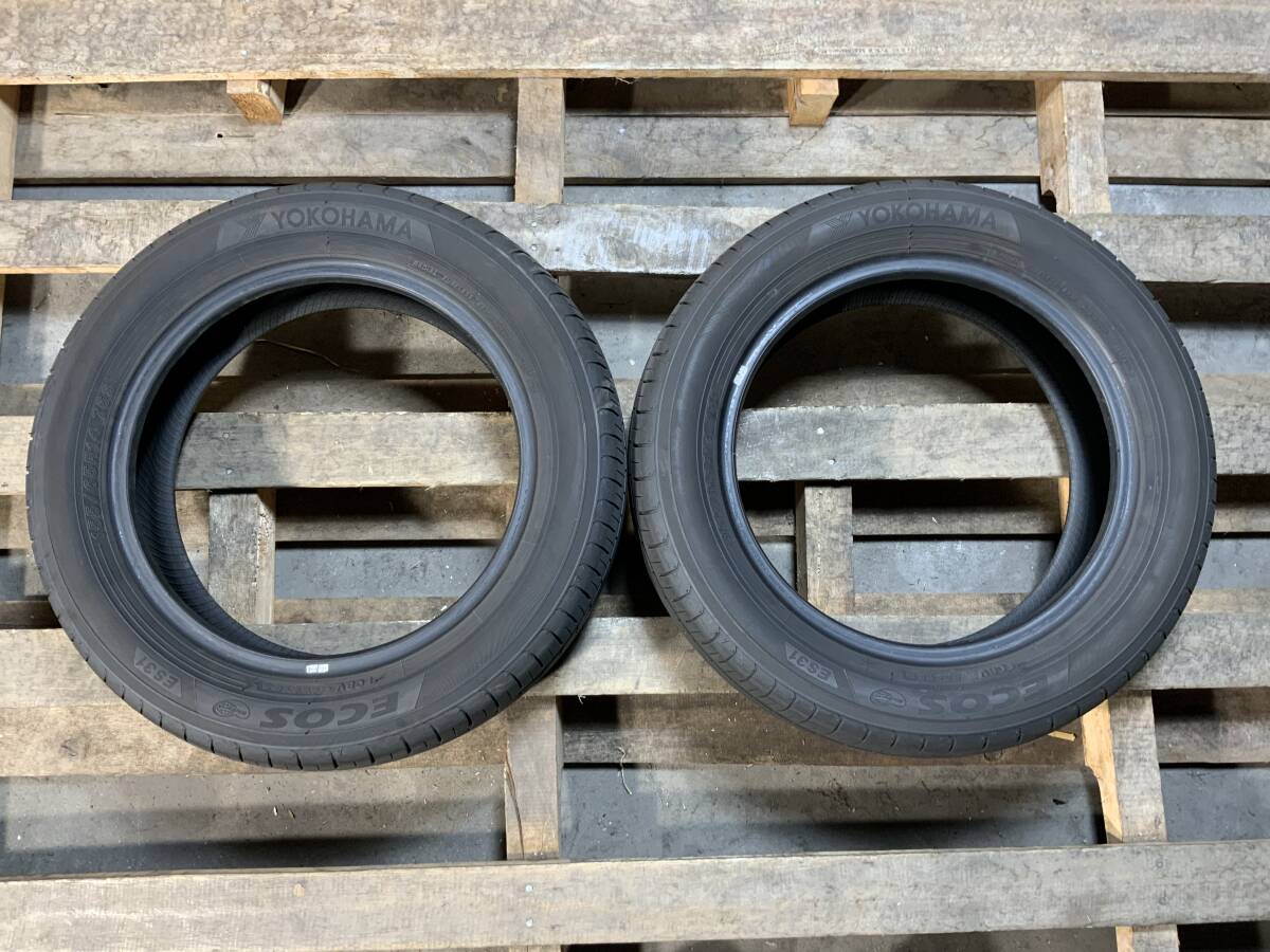 YOKOHAMA ECOS ES31 155/65R14 2023年製 中古 2本 ヨコハマ エコス拍卖