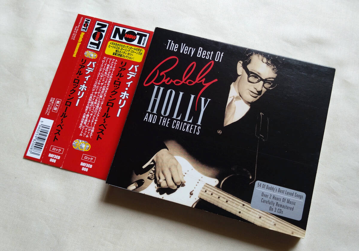 【UK/3CD/帯付】バディ・ホリー『The Bery Best of BUDDY HORRY AND THE CRICKETS/リアル・ロックンロール~ベスト』ONE DAY/DAY3CD008拍卖