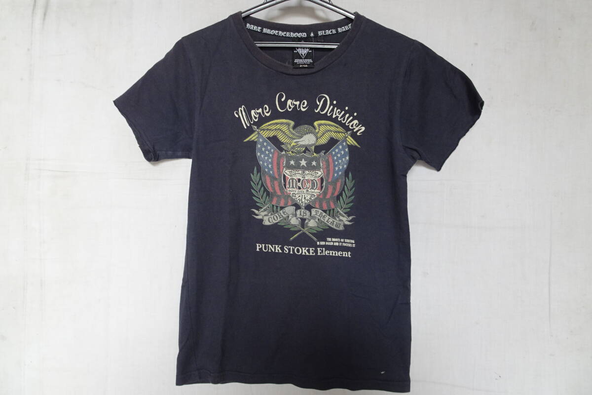 MCD/半袖Tシャツ/クルーネック/フロントロゴプリント/袖切りっぱなし/カットオフ/チャコールグレー/Sサイズ(6/16R7)拍卖