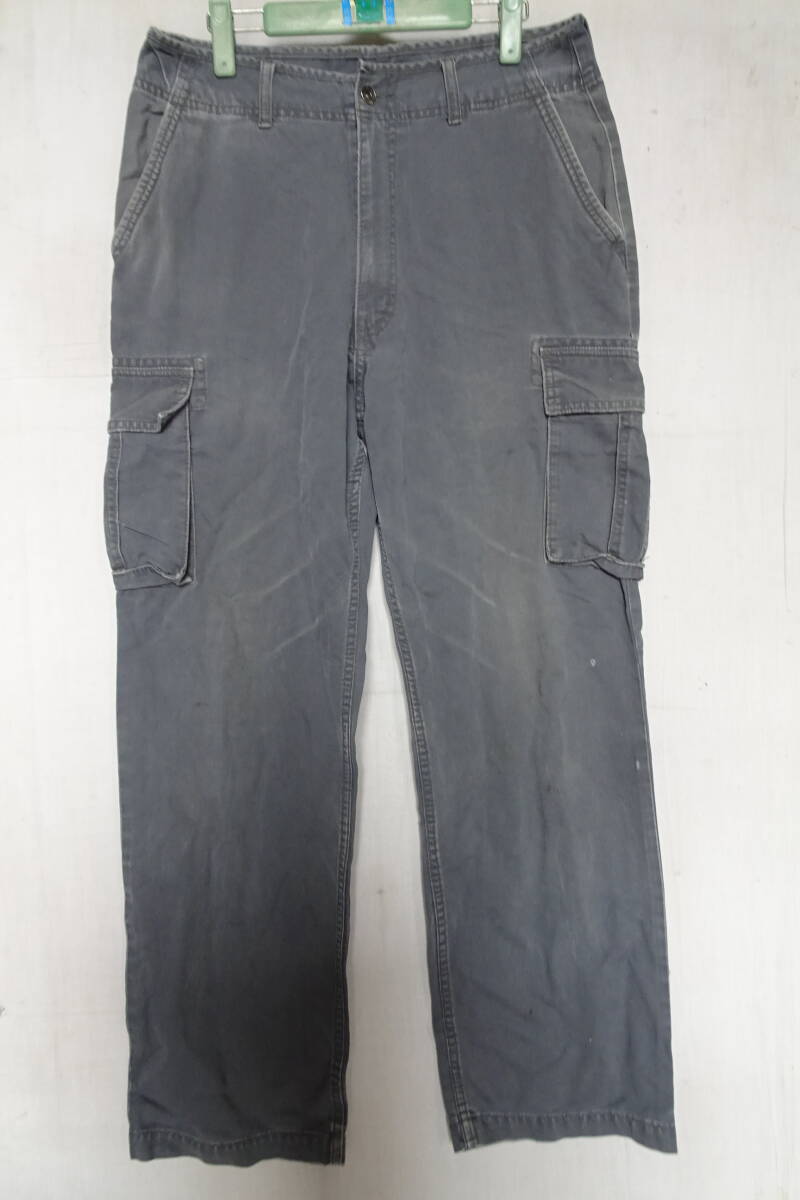 GRANCISCO/グランシスコ/カーゴパンツ/作業服/ワークウェア/ジップフライ/フラップポケット/グレー(6/18R7)拍卖
