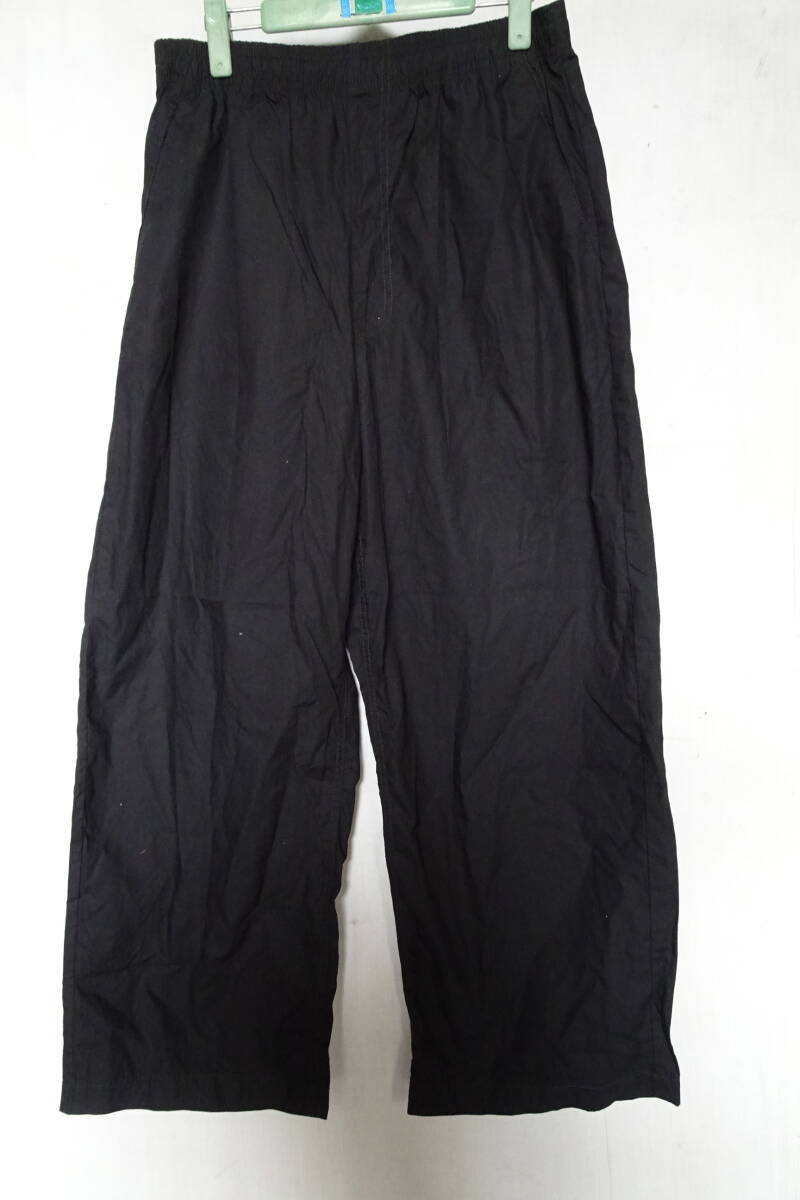 Dickies/ディッキーズ/綿パンツ/ややワイドシルエット/エストゴム/薄手素材/黒/ブラック/Lサイズ(6/26R7)拍卖