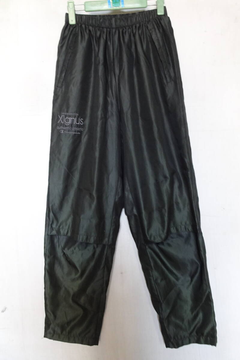 Champion/チャンピオン/ウォームアップ/Xignus/表地ナイロン系ポリエステル/裏地メッシュ/裾ファスナー/黒/ブラック/Lサイズ(6/30R7)拍卖