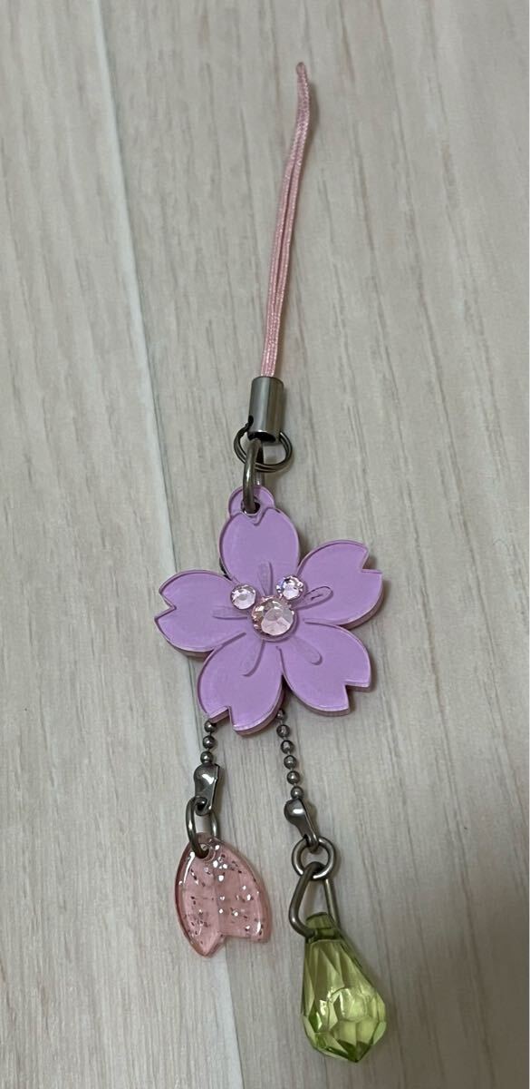 ディズニー ミッキー 桜キーホルダー ストラップ 中古拍卖