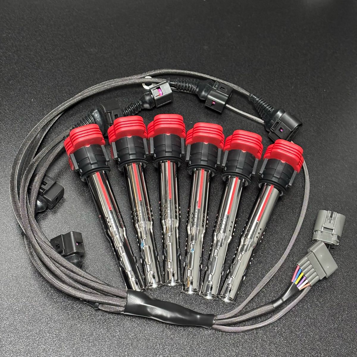 【新品 保証付】BNR32 R32 アウディ R8コイル 流用キット RB26DETT イグニッションコイル ハーネス R8 高性能 拍卖