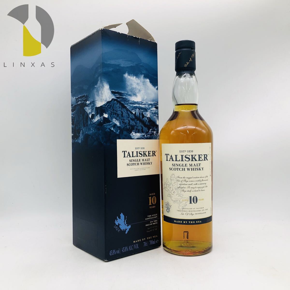 【未開栓】TALISKER タリスカー 10年 旧ボトル 古酒 700ml 45.8% 箱傷あり AB0002524336拍卖