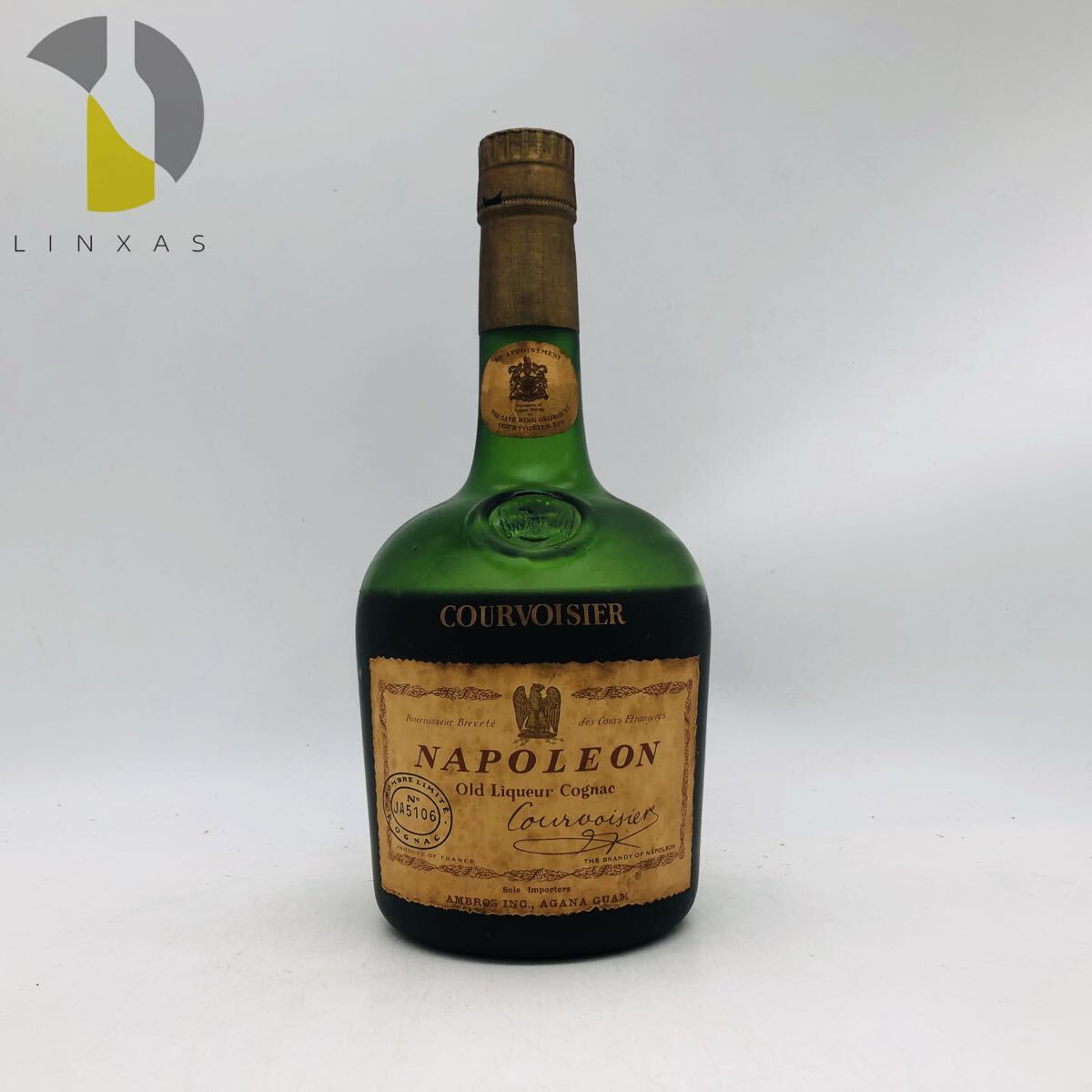 【未開栓】COURVOISIER クルモアジェ ナポレオン 旧ボトル 古酒 700ml 度数不明 液漏れ AC0000129446拍卖