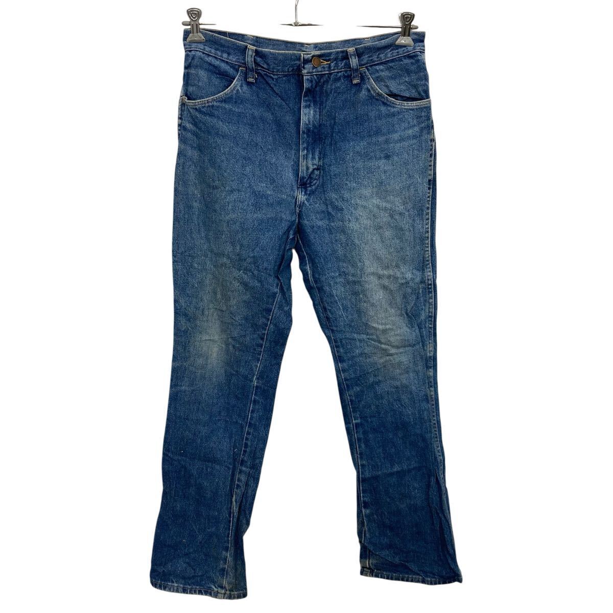 RUSTLER デニムパンツ W34 ブルー ラスラー ジップアップ カジュアル アメカジ ジーンズ デニム 古着卸 アメリカ仕入 2506-719拍卖