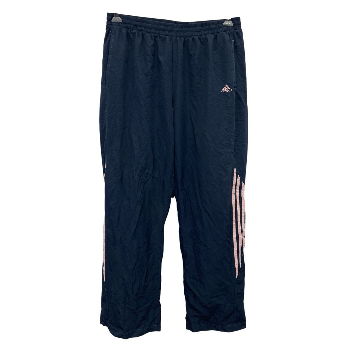 adidas ジャージパンツ L ブルーグレー アディダス イージーパンツ ウエストロープ スポーティ 古着卸 アメリカ仕入 2506-978拍卖