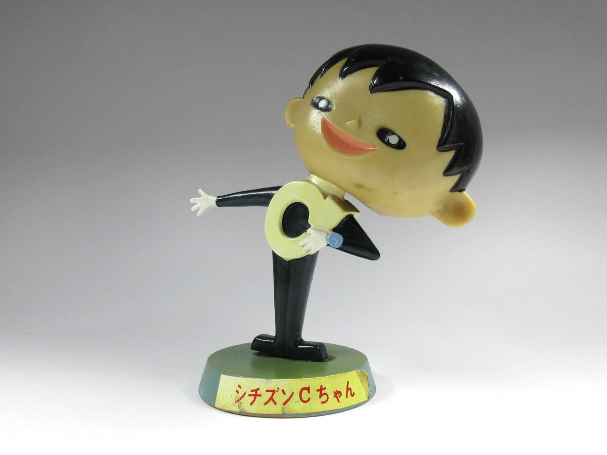 希少 シチズン 1940年代~1950年代 ヴィンテージ 当時物 首振り キャラクター 広告人形 Cちゃん 日本製 高さ16.5㎝拍卖