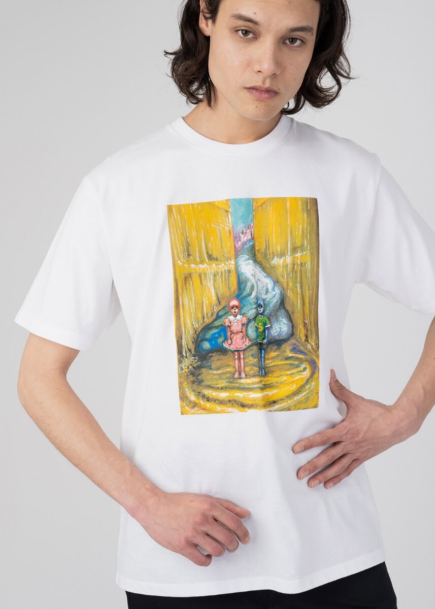 新品未使用!グラニフ 楳図かずお 慎吾 メンズ Tシャツ Lサイズ拍卖