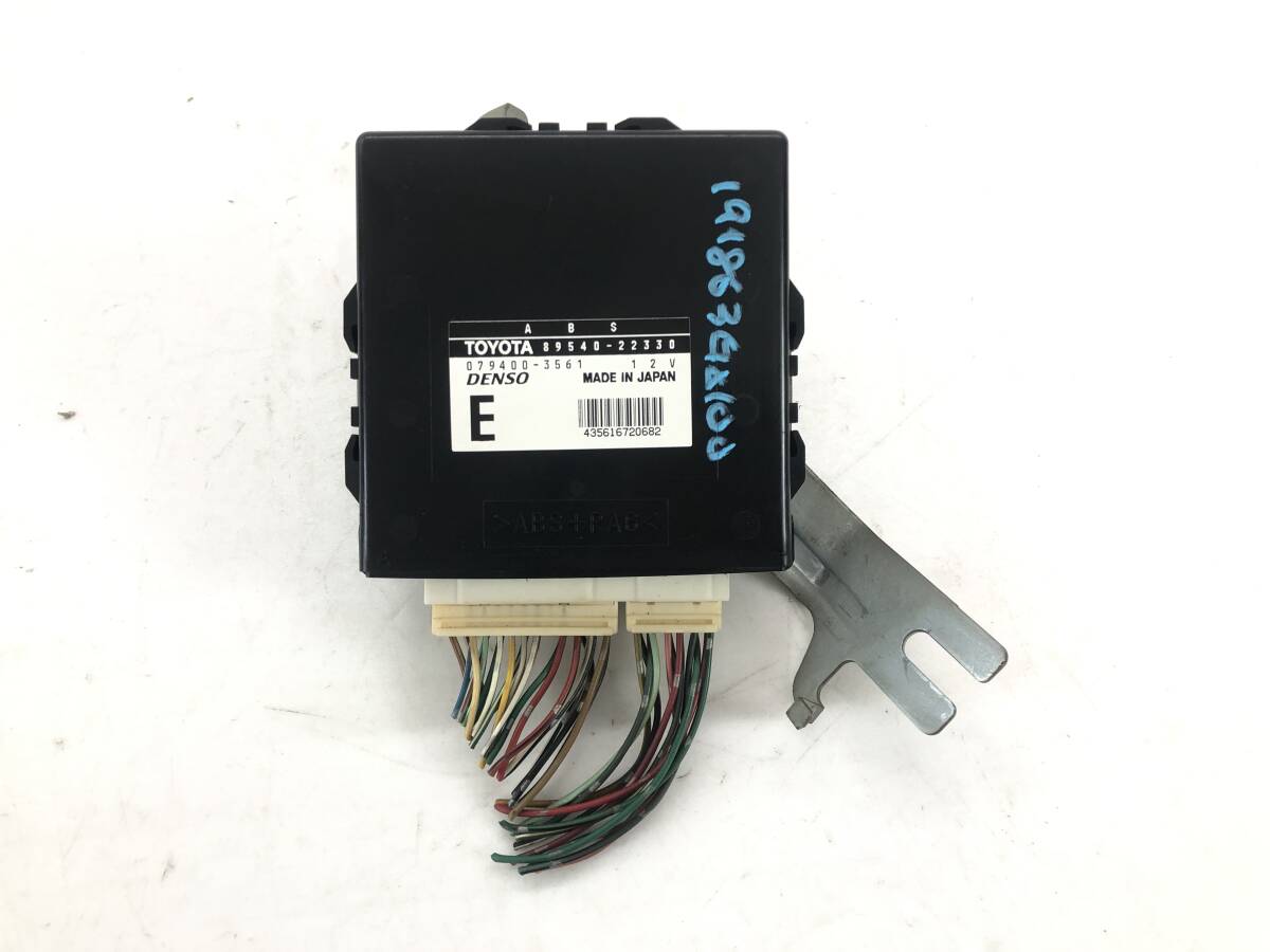 _b191863 トヨタ マークⅡ 2.0 グランデ GX100 ABS コンピューター 89540-22330 079400-3561 JZX100 JZX100 JZX105 GX105 チェイサー拍卖