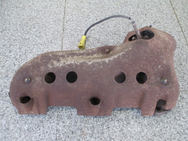 GX71、クレスタ、後期、ツインカム、1G-GEU EXマニホールド(エキマニ)&遮熱板☆O2センサー付き拍卖