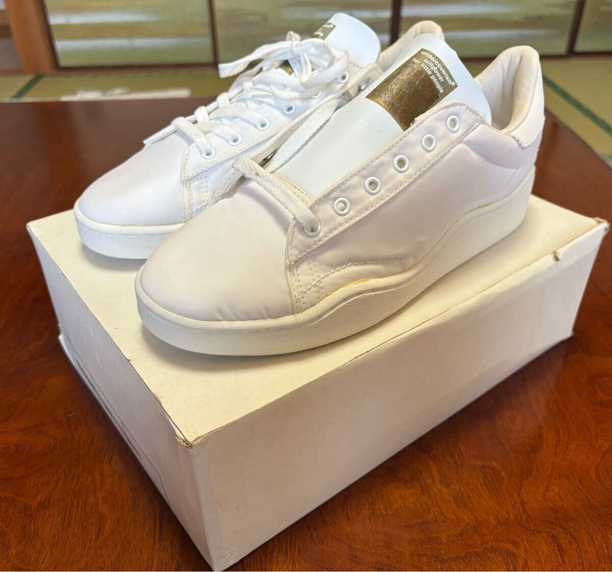 アーカイブ undercover ゲバラ期 ホワイトスニーカー 26.5 未使用 スタンスミス型拍卖