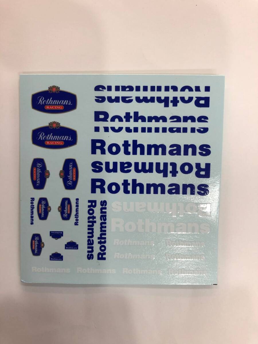 DecalPit 1/20 FUJIMI Williams FW16用タバコデカール シルクスクリーンデカール拍卖