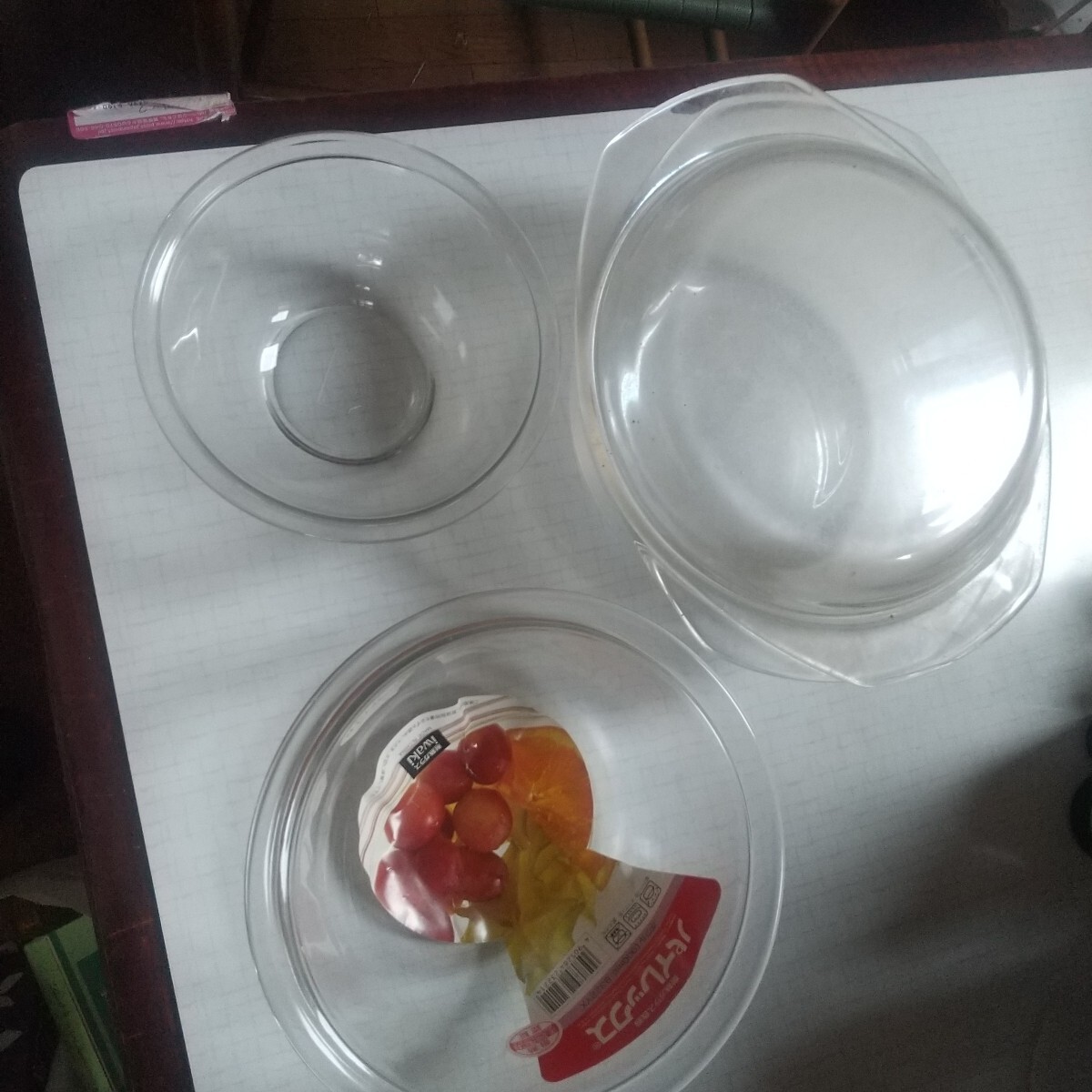 耐熱ガラス食器 iwaki 岩城 ハウスウエア パイレックス フランス製 鍋 ボウル 3点セット キッチン 台所 整理品 未使用&中古品 拍卖