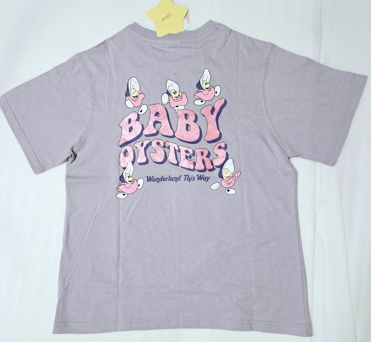 ヤングオイスター ラメ入り 両面デザイン 刺繍 新品タグ付 M~Lサイズ ディズニー アリス 拍卖