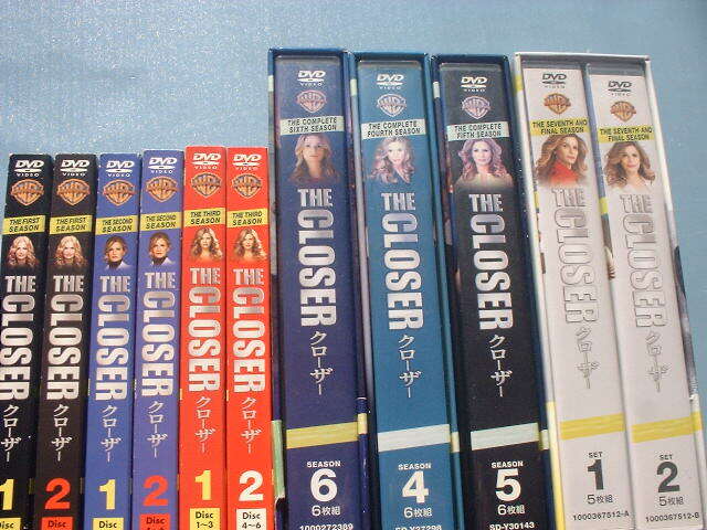キーラ・セジウィック「クローザー」 DVDボックス1~7 全話拍卖