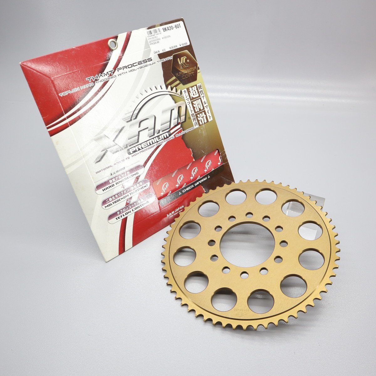 スズキ グース250 ザム リアスプロケット BK420-60T 250530KT0039拍卖