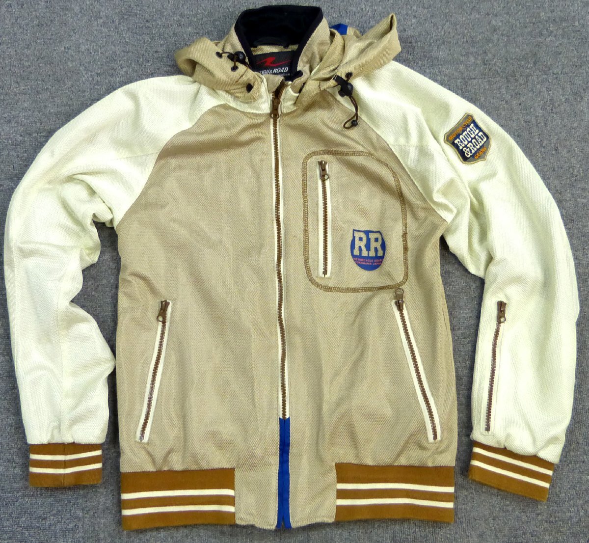 ☆ROUGH&ROAD ラフアンドロード ラフメッシュパーカー ジャケット【RR7314】Sサイズ USED品☆拍卖