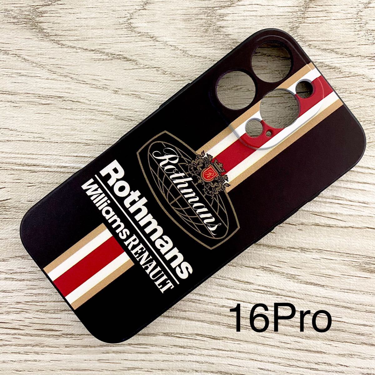 ロスマンズ ウィリアムズ ルノー iPhone 16 Pro ケース F1 アイルトン・セナ マンセル ヒル クルサード ヴィルヌーヴ スマホ拍卖