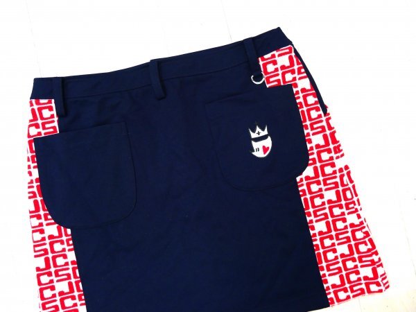 CASTELBAJAC カステルバジャック ★ スカート ★ ネイビー・アップリケ付き拍卖