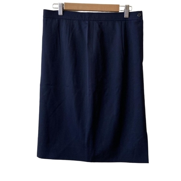 バレンチノガラバーニ VALENTINOGARAVANI スカート サイズ46/12 - ダークネイビー レディース ひざ丈 美品 ボトムス拍卖