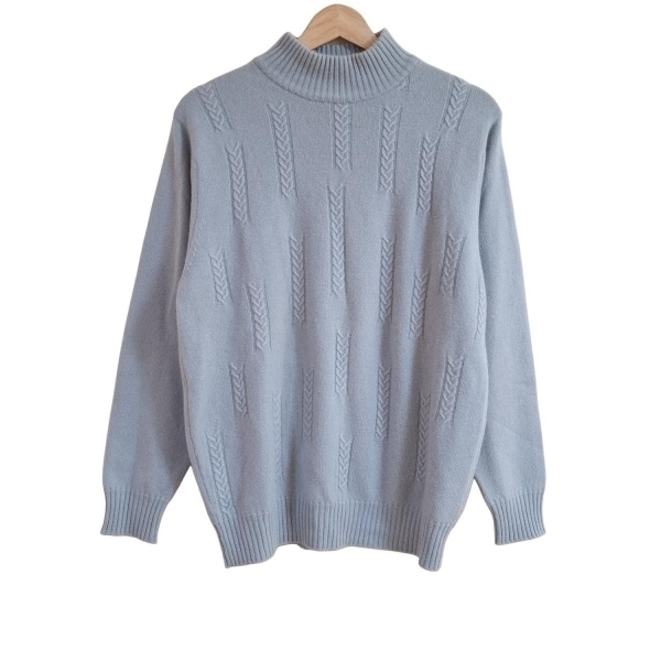 ディオール/クリスチャンディオール DIOR/ChristianDior 長袖セーター/ニット サイズM - ライトグレー レディース ハイネック/カシミヤ拍卖