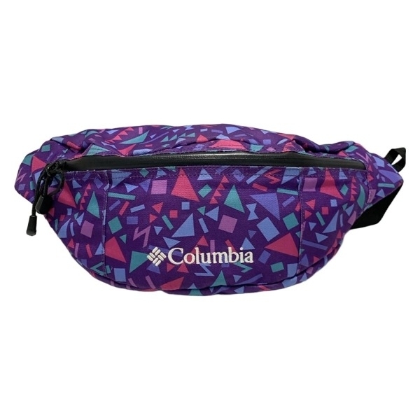 コロンビア columbia ウエストポーチ PU8235 - パープル×ピンク×マルチ 美品 バッグ拍卖