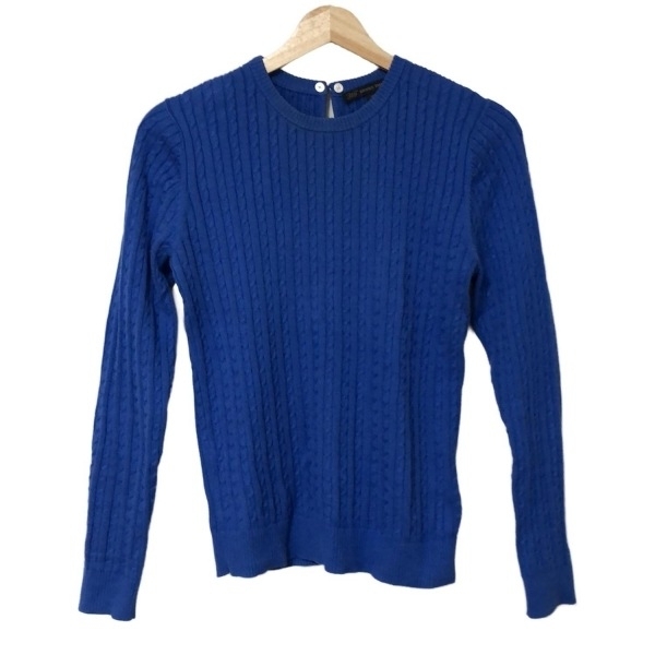 ブルックスブラザーズ BrooksBrothers 長袖セーター/ニット サイズXS - ブルー レディース クルーネック トップス拍卖