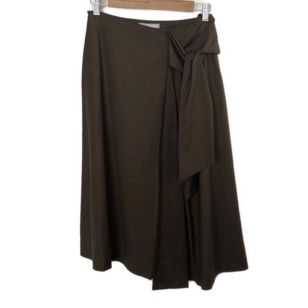 ダーマコレクション DAMAcollection ロングスカート サイズウエスト61 - カーキ レディース 美品 ボトムス拍卖