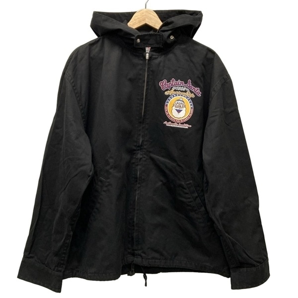 キャプテンサンタ CAPTAIN SANTA ブルゾン サイズMEDIUM M - 黒×マルチ メンズ 長袖/春 ジャケット拍卖