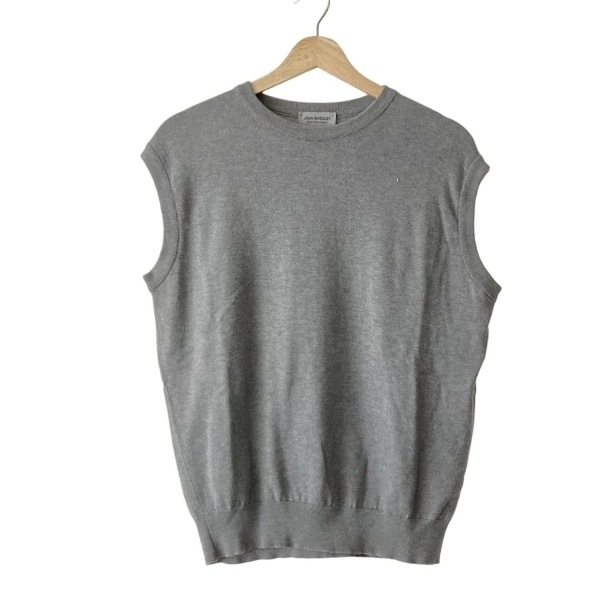 ジョンスメドレー JOHN SMEDLEY ノースリーブセーター/ニット サイズM - グレー レディース クルーネック 美品 トップス拍卖