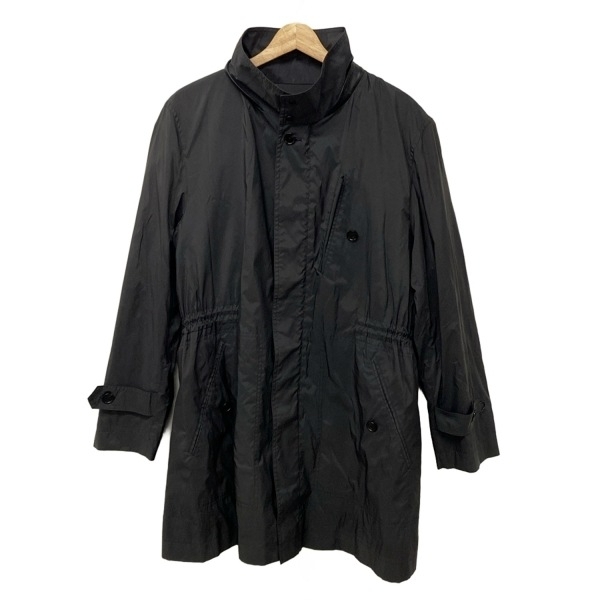 バーバリーロンドン Burberry LONDON サイズL - ダークグレー メンズ 長袖/中綿ライナー付き/秋/冬 コート拍卖