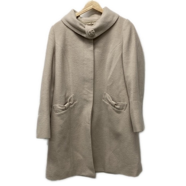 ローズティアラ Rose Tiara サイズ42 L - ライトベージュ レディース 長袖/秋/冬 コート拍卖