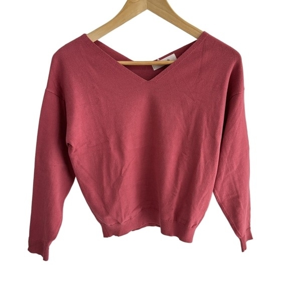 マイストラーダ Mystrada 長袖セーター/ニット サイズ38 M - ローズピンク レディース Vネック 美品 トップス拍卖