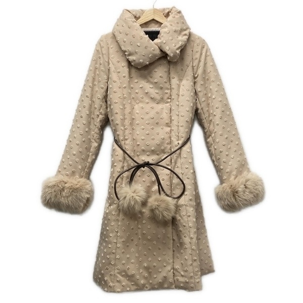 トゥービーシック TO BE CHIC ダウンコート サイズ40 M - ライトピンク レディース 長袖/フォックス/ドット柄/冬 コート拍卖