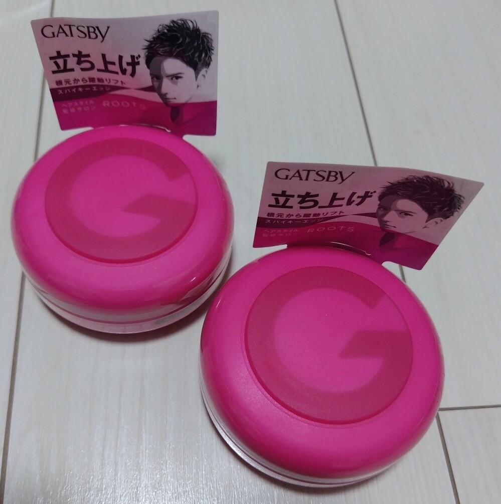 マンダム ギャツビー ムービングラバースパイキーエッジ 整髪料 ヘアワックス ワックス 男性用 メンズ 2個セット拍卖