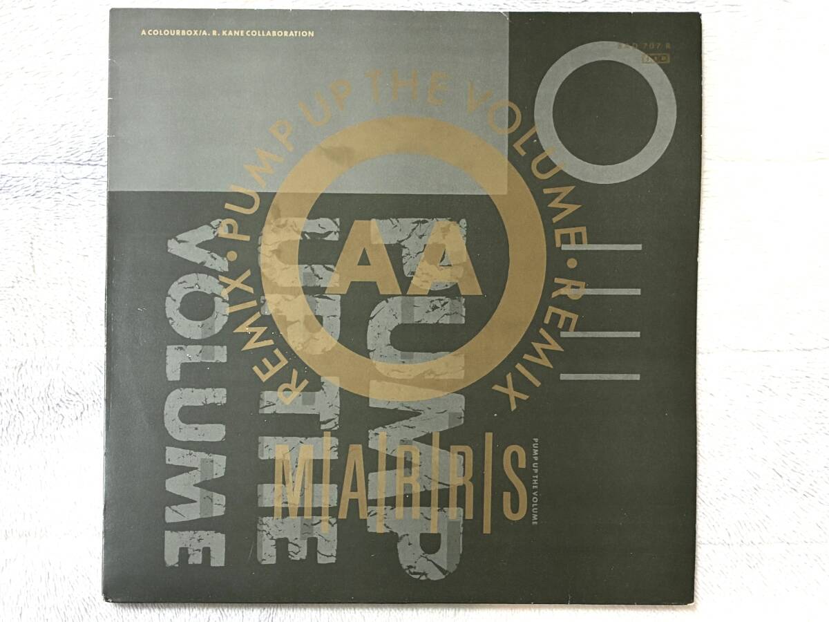 【80's】 M|A|R|R|S / Pump Up The Volume (Remix) (1987、12 Inch Single、UK盤、C.J. Mackintosh、Dave Dorrell、A.R. Kane、PWL)拍卖