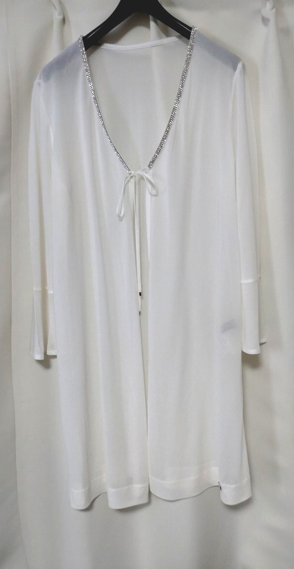 【極美品】レオナール シースルーカーディガン ゆったりМ フリーサイズ拍卖