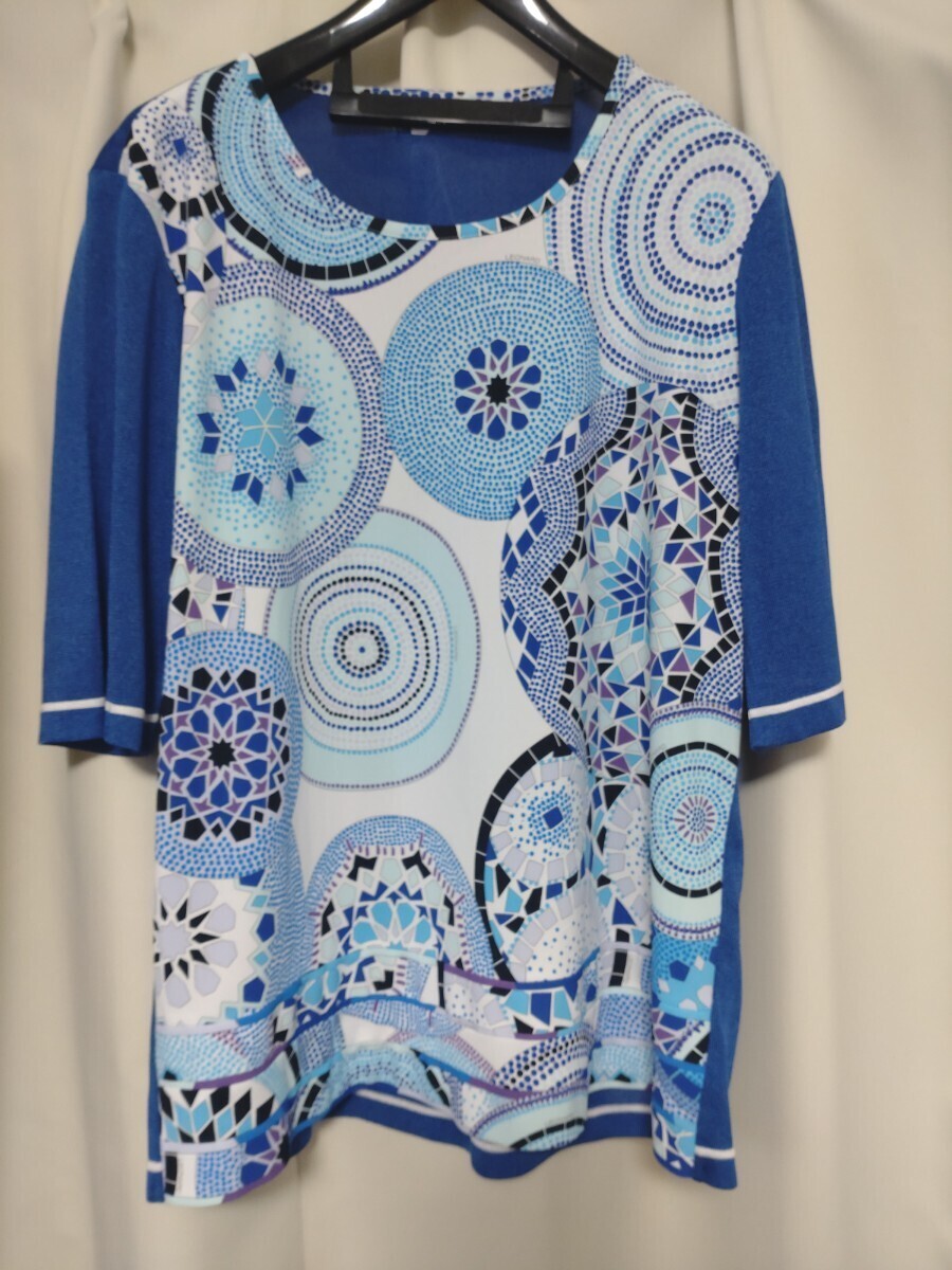 【極美品】レオナールスポーツ 半袖ニット セーター 42拍卖