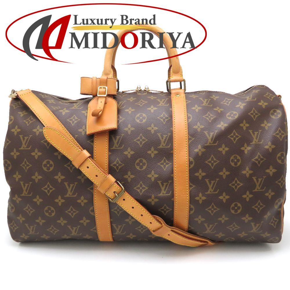 LOUIS VUITTON ルイヴィトン モノグラム キーポルバンドリエール50 M41416 ボストンバッグ ブラウン/352536【中古】拍卖