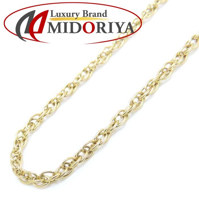 チェーン ネックレス ロング 60.5cm 6.7グラム K18YG イエローゴールド/76117【中古】拍卖